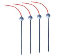 Grtheenumb Cat Teaser Wand, 4Pcs Cat Wand Replacement Toys for Interactive Motorized Kitten Toy, Plastic Toy Refill Indoor Kitten Play & Exercise