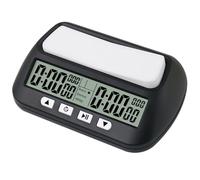 Grtheenumb Chess Timer, Digital Chess Clock, 5.5x3.5x1.8 Inch Timer with Basic, Bonus, Delay and Positive Time Function, Portable Game for Referee