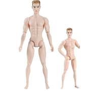 Grtheenumb Custom Action Figures|1/6 Scale Action Figure Multi Jointed Posable Male Muscular Figure Body with Head for Display Doll Collection, White