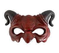 Grtheenumb Devil Mask, Halloween Demon Mask Half Face Devil Scary Ghost Monster Cosplay Costume for Halloween Party Makeup