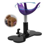 Grtheenumb dog breeding stand, Dog Grooming Stand 5.7"-7.3" Adjustable for Grooming Keeps Pet Standing Up for Bathing Trimming, Purple