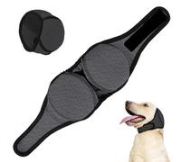 Grtheenumb Dog Ear Muffs, Extra Thick Dog Ear Protectors with Enhanced Coverage, Calming Hood for Swimming, Bathing, Drying, Travel and Winter Warmth, M, earmuffs