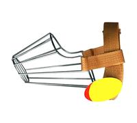 Grtheenumb Dog Muzzle Size L Metal Basket Muzzle Breathable Adjustable Wire for 25-45kg Medium Large Dog Prevent Biting Barking& Chewing Muzzles To Prevent Biting
