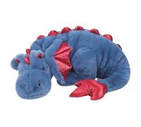 Grtheenumb Dragon Stuffed Animal, 43 Inch Cute Cartoon Dragon Plush with Wing, Soft Comfortable Giant Stuffed Animal for Kids Boys Girls Bedroom Decoration, Blue|