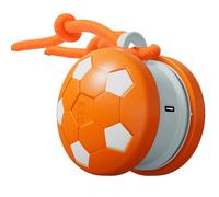 Grtheenumb Electric Rolling Pet Toy Ball Motion Activated Electric Dog Toy Random Path Interactive Dog Toys with Rope for Boredom Relief Orange