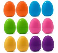 Grtheenumb Extra Large Eggs|12PCS Easter Eggs Empty 4.7x3.2 Inch Fillable Plastic Easter for Treats, Basket Stuffers Fillers, Party Favors