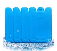 Grtheenumb Freezer Packs, Ice Packs, 4Pcs 500ML Long Lasting Freezer Blocks, Reusable Portable Cooler Ice Keep Cool for Food Beverage Refrigerator Air Conditioner Fan