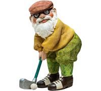 Grtheenumb Gnome|Garden Gnomes 4.7x2.4 Inch Playing Golf Funny Gnome Resin Funny Golf Statue Novelty Ornaments for Pation Yard Lawn Indoor Tabletop Home Decor, Garden