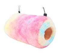 Grtheenumb Hamster Hammock, Hamster Bed Warm & Comfortable Hamster Hammock Hanging Chinchilla Bed Small Animals Bed Rat Hammock for Pet Play and Sleep Supplies Cage Accessories, Chinchilla Bed