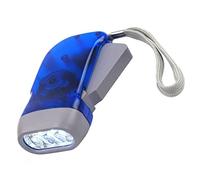 Grtheenumb Hand Press Torch Light LED Flashlight Wind Up Dynamo Manual Generator Crank Power Camping Lamp, Hand Press Flashlight