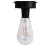 Grtheenumb Solar Bulbs Outdoor Waterproof, Replacement Light, Black & Transparent, 3.35 Inch