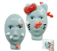 Grtheenumb Stress Relief Toy, 2Pcs Pimple Popping Toy, Weird Alien Pimple Popping Fidget with Filler Tools, Novelty Stress Relief Tools for Party Favor, Gifts, School Rewards