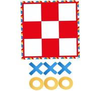 Grtheenumb Tic Tac Toe Game Outdoor, Tic Tac Toe Game Outdoor, 47x47 Inch Portable Giant for Kids, Family