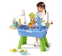 Grtheenumb Toddler Water Table, Kids Water Table, Electric Play Sink With Running With Removable Legs, Educational Play Sink With 180° Rotating Faucet For Kids, Park, Nursery, Garden