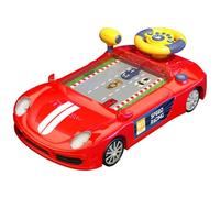 Grtheenumb Toy Steering Wheel with Music ＆ Sound, Driving Simulator Baby Car Racing Toy Interactive Battery Powered for 3+ Boys Girls, Red| Baby Car Racing