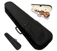 Grtheenumb Violin Case 4/4 Full Size, Violin Case, Professional Black Triangle/Full Size Lightweight for Students, Teachers, Amateurs