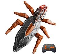 Grtheenumb Wall Climbing Car, Wall Crawler Rechargeable Cockroach Remote Control Animals with LED Lights for Boys Girls Ages 4-8 6-8