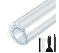 GRTHTATI 30cm x 300cm Clear Paint Protection Vinyl Film for Car, Motorcycle, Bike Self-Adhesive, Anti-Scratch, Non-Yellowing (Transparent, 50cm x 150cm)