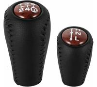 GRTYSVB - 5/6 Speed Gear Shift Knob Car Gear Shift Knob Lever Stick Gaiter Boot Cover Shift Knobs for Toyota for Prado for LC120 for Land for Cruiser for Prado 2003-2009