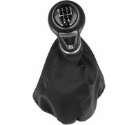 GRTYSVB - 5/6 Speed Gear Shift Knob Car Gear Shift Knob Lever Stick Gaiter Boot Cover Shift Knobs for SEAT for Ibiza IV