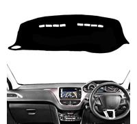 GRTYSVB - Car Dashboard Cover Sun Shade Avoid Light Mat Pad Dashboard Grip Mat Instrument Panel Carpe For Peugeot 208 2008 2013-2015 2016 2017 2018 2019