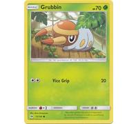 Grubbin 13/149 Common Pokemon Card (Sun & Moon Base Set) + 1x TitanCards® Toploader