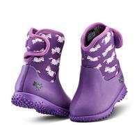 Grubs Muddies Puddle 5.0 Infants Kids Girls Boys Warm Wellies Slip On Neoprene Boots (Unicorn Violet, UK Footwear Size System, Infant, Numeric, Medium, 7)