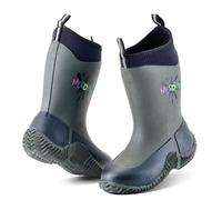 Grubs Boots Muddies Icicle Neoprene Wellington Boots in Dark Grey | Size: Infant 10 Grubs Boots Dark Grey Infant 10