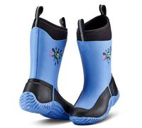 Grubs Boots Muddies Icicle Neoprene Wellington Boots in Light Blue | Size: 1 Grubs Boots Light Blue 1
