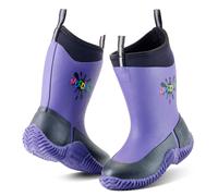 Grubs Boots Muddies Icicle Neoprene Wellington Boots in Violet | Size: Infant 10 Grubs Boots Violet Infant 10