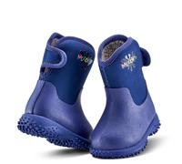 Grubs Boots Muddies Puddle Fleece Lined Wellington Boots in Blue | Size: Infant 3 Grubs Boots Blue Infant 3