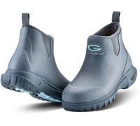 Grubs Womens Shoreline 4.0 Stormy Grey Insulated Rubber Wellies Ankle Boots (Stormy Grey, UK Footwear Size System, Adult, Women, Numeric, Medium, 8)