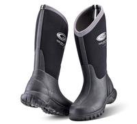 Grubs Boots Tideline Calf Height Lightweight Wellington Boots in Black | Size: 13 Grubs Boots Black 13