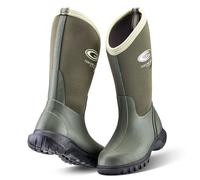 Grubs Boots Tideline Calf Height Lightweight Wellington Boots in Green | Size: 13 Grubs Boots Green 13