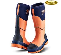 Grubs Ceramic 5.0 S5 Orange Blue Rubber Safety Non Metallic Waterproof Boots