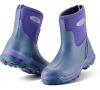 Grubs Damen Gummistiefel Midline Mid Height Wellies Purple