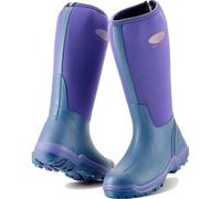 Grubs Frostline Violet, Black, Fuchsia Wellies Wellingtons Boots