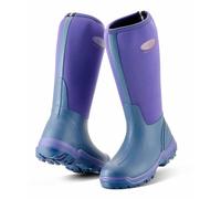 Grubs Frostline Violet, Black, Green Wellies Wellingtons Boots