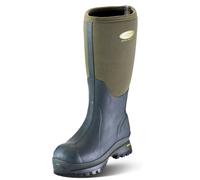 Grubs Snowline 8.5 Mens Insulated Wellingtons Field Country Boots Green Size 7-1