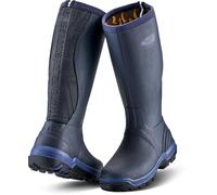 Grubs Rainline 2.0 Womens Wellington Full Rubber Wellies Boots (Blue, UK Footwear Size System, Adult, Women, Numeric, Medium, 5)