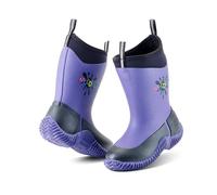 Muddies Icicle Neoprene Wellington Boots Grubs Boots Violet Infant 8