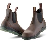 Grubs Mens Safety Boots Fury Safety mahogany