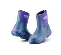 Grubs Midline 5.0 Womens Wellies Violet 6 UK | Shock-absorbing heel, moisture-wicking lining, soft padded footbed, non-slip shoes for outdoor activities