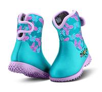 Grubs Muddies Puddle Butterfly Infants Kids Warm Wellies Boots PUD-3304I (Teal, Infants, UK Footwear Size System, Infant, Women, Numeric, Medium, 6)