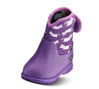 Grubs Muddies Puddle 5.0 Infants Kids Girls Boys Warm Wellies Slip On Neoprene Boots (Unicorn Violet, UK Footwear Size System, Infant, Numeric, Medium, 6)
