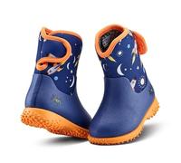 Grubs Muddies Puddle 5.0 Infants Kids Girls Boys Warm Wellies Slip On Neoprene Boots (Space Orange, UK Footwear Size System, Infant, Numeric, Medium, 7)