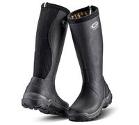 Grubs Rainline 2.0 Womens Wellington Full Rubber Wellies Boots (Black, UK Footwear Size System, Adult, Women, Numeric, Medium, 6)