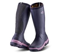 Grubs Women's Rainline Wellington Boots in Purple, Size 6 | Charlies