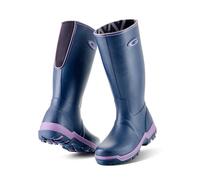 Grubs Rainline Wellington Boots Aubergine