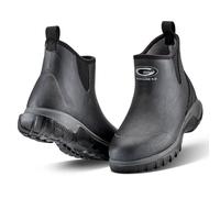 Grubs Unisex Shoreline 4.0 Black Insulated Rubber Wellies Ankle Boots (Black, UK Footwear Size System, Adult, Men, Numeric, Medium, 10)